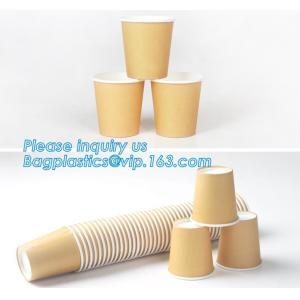 Custom made take away biodegradable PLA coffee disposable paper cups,Fully