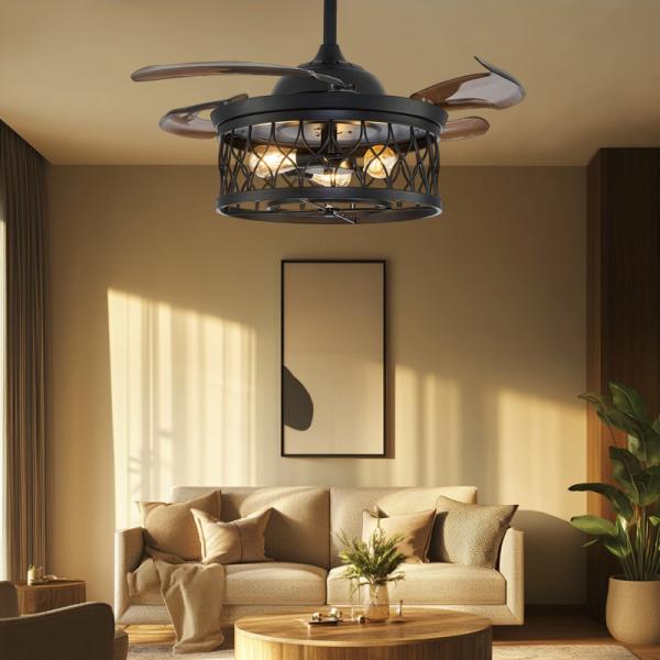 wholesale Energy Saving Ceiling Fan Remote Control Industrial Style Ceiling Fans