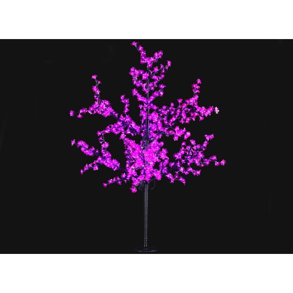 Quality LED Iron Trunk flower tree lamp 1.8m color LED cherry tree lighting large landscape lamp modeling customized wholesale