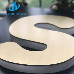 Wholesale Waterproof 3d Stainless Steel Letter Signs Led Backlit Illuminated