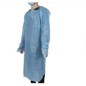 Medical use Waterproof CPE isolation gown disposable hopital CPE apron gowns