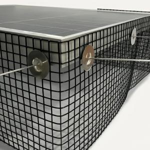 China 30M Solar Panel Bird Mesh Kit PVC Coated 100ft 30.5m UV Protected on sale
