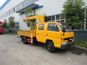 China hot sale best price JMC 4*2 2ton truck mounted crane(CLW5060JSQ4), China JMC brand 2tons cargo truck with crane for sale on sale