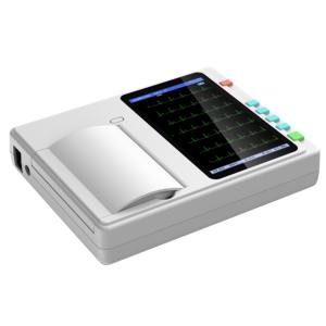 6-Channel EKG Machine 7" Color LCD 1850mAh Battery For Optimal Performance