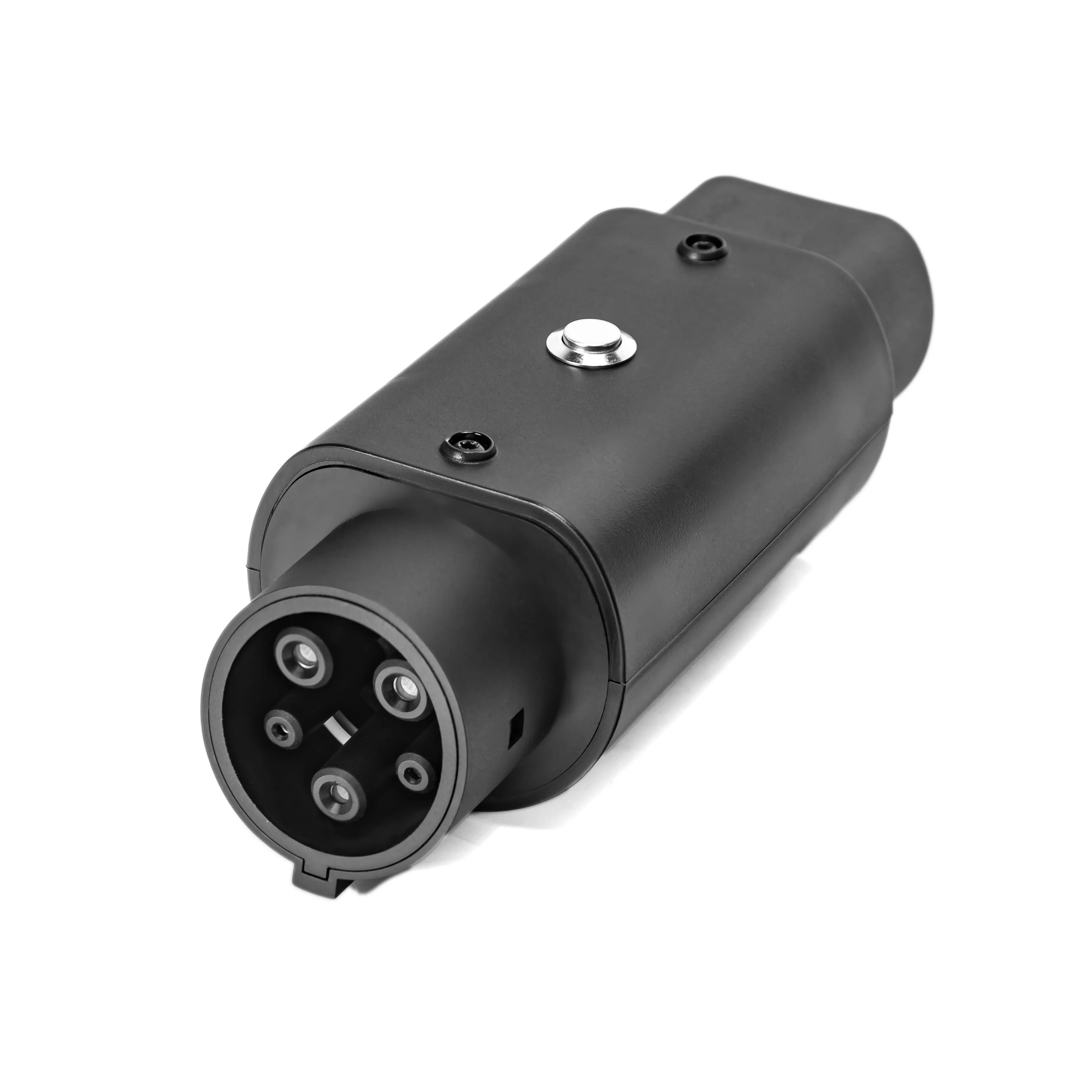 Cheap 16A/32A Type1 to Type2 EV Charger Socket Plug EV Adapter Compatible With Tesla Model S X 3 Charger for sale