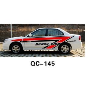 Cheap Custom Car Sticker QC-145G / The Default Color Car Decoration for sale