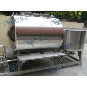 Semiauto CIP Cleaning System 500L Tank For Dairy / Beer / Beverage Processing