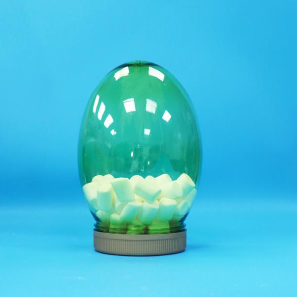 Quality Unique Shape Clear Plastic PET Food Grade Nuts Pistachio Candy Jar Screw Flat Lid wholesale