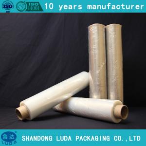 China 20 Micron Industrial Clear LLDPE LDPE Pre Machine Stretch Film clients demand on sale