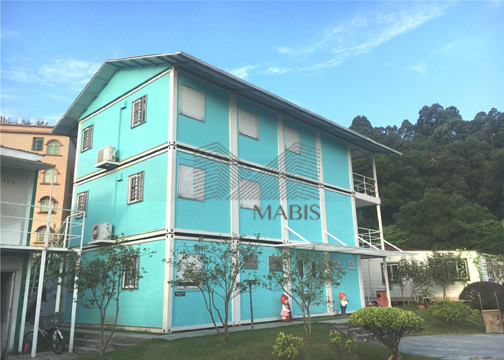 Multistory Flat Pack Container House , Flat Pack Steel Storage Containers For