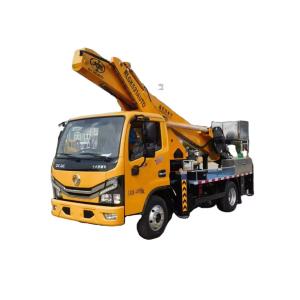 China Original Cherry Picker Hydraulic Engine / 24m Aerial Working Platform Mounted Truck for Sale in Stock on sale