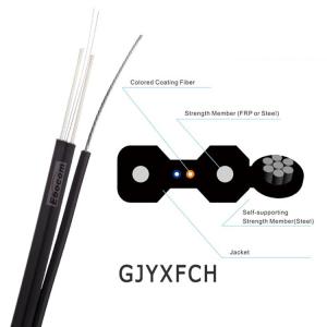 GJYXFCH FTTH Drop Cable Single mode G657A G652D Fiber 1 core White or Black