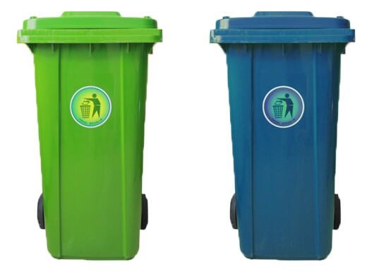 240LCustom plastic garbage bin for outdoor use, Large capacity 660 liter plastic
