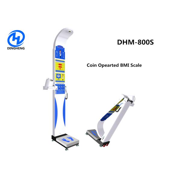 Coin Operated Height And Weight Measuring Scale With Blood Pressure And BMI