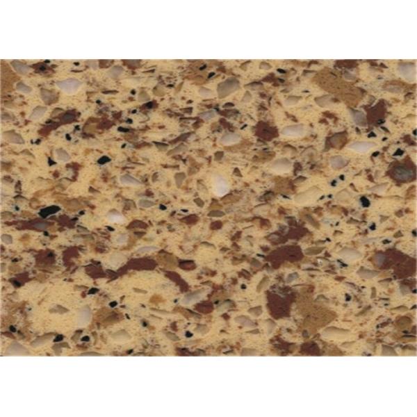 Quality Artificial Crystal Custom Quartz Countertops Yellow Quartz Stone Solid Surface wholesale