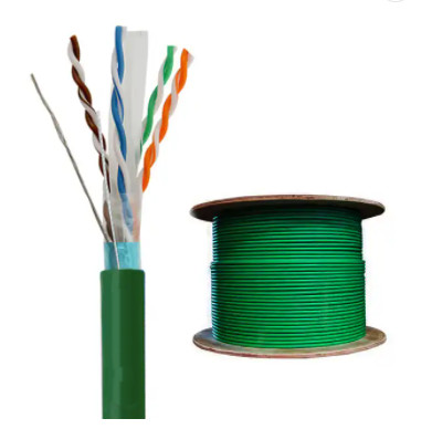 Quality 24AWG Cat6 Ethernet Cable 305m FTP Lan Ethernet Cable PVC LSZH Jacket wholesale
