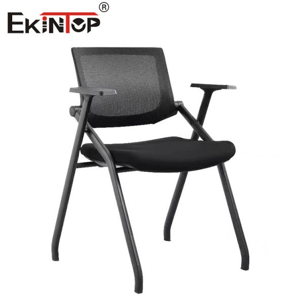 Quality Foldable Training Room Chair With Armrests And Metal Legs wholesale