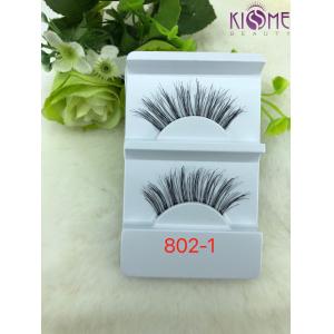 China Hand Made Durable Human Hair Lashes  Non - Irritating Private Label on sale