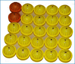 Cheap Plastic basket catcher Flex Plugs from Entering Hollow Stem Auger for sale