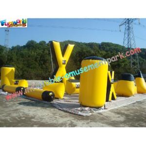 High Quality 23pcs Inflatable Paintball Bunkers Sets With Customized Logo