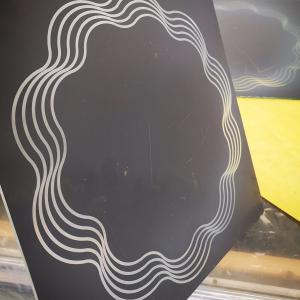 LED Mirror Engraving Machine Vertical Structure Laser Cutting Glass Sandblast