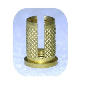 Customized Threaded Brass Knurled Insert Nut For Plastics