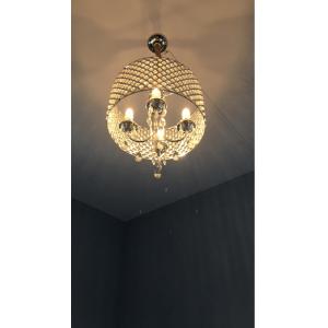 Modern Chandelier Ceiling Lighting with Crystal Lampshade Lighting Dining room