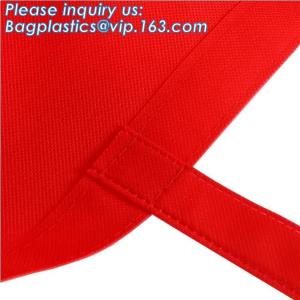 hot sealed non woven bag, cheap logo printed non woven shopping bag, Custom