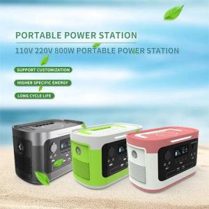 Lithium Battery Portable Power Station Generator LED Electric Solar Power Bank