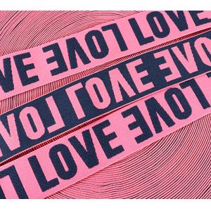 Custom printed jacquard elastic band Ribbon for Garment Accessories