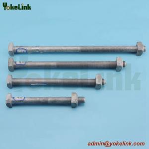 HDG CARBON STEEL SQUARE HEAD MACHINE BOLT WITH NUT