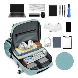 Ultralight Unisex Travel Backpack Geometric Pattern Handheld to Backpack