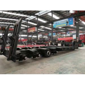 150t Load Capacity Steel Four-Wire Eight-Axis Lowbed Trailer for Heavy-Duty