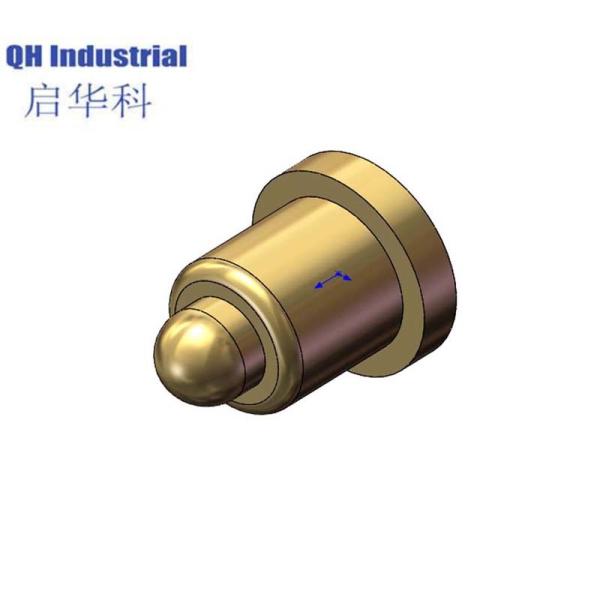 Quality SMT 2.5mm Length Body Brass C3604 Ethernet Single End Pin Reel Tape Package 1.5mm Headset Smart Watch Diameter Pogo Pin wholesale