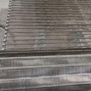 Food Grade Stainless Steel Wire Mesh Chain Balance Weave Conveyor Belt For
