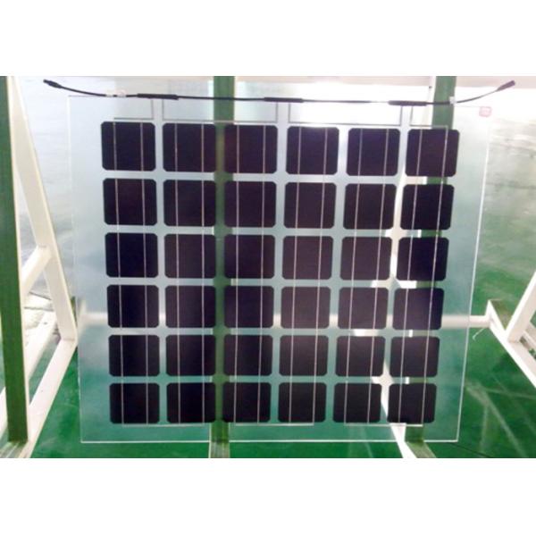 Quality 200w transparent solar panels for greenhouses BIPV mono cells wholesale