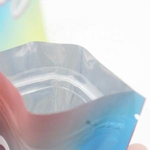 Empty Tea Packaging Stand Up Pouch Moisture Proof Resealable Zipper Bags