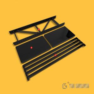 200KG Per Layer Warehouse Shelf Racks Powder Coated Metal Light Duty 2-5 layers