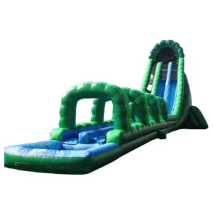 Green Large Inflatable Water Slide with Pool The Perfect Addition to Your