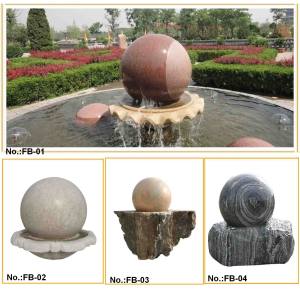 Cheap Stone Fountain Ball By Hand Carved for sale