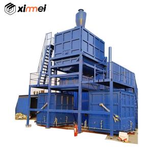 Cheap New Low Density Tolerance Rebonded Block Foam Sponge Foaming Machine Recyled mid-range two mold four sides steaming rebond machine for sale