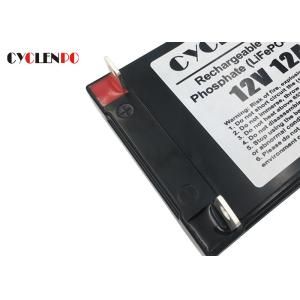 LED Light 12v 12ah Lifepo4 Battery , Lithium Iron Phosphate Deep Cycle Battery