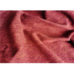 Cheap Elastic Dri Fit Sportswear 160CM Melange Effect Fabric for sale