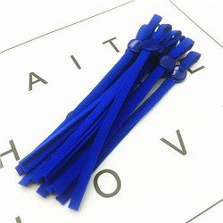 12cm length 5mm flat adjustable elastic band with buckle earloop cord for