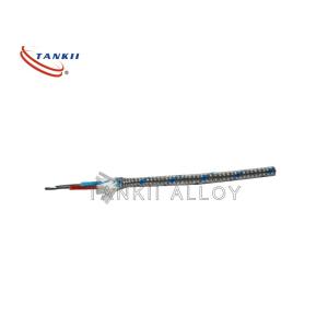 Glass Fiber Insulated Thermocouple Cable T Type With 0.1mm Conductor