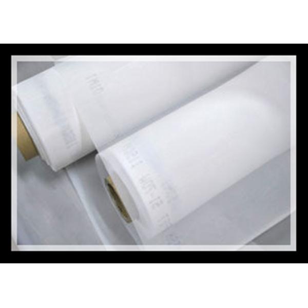 Low Elongation Polyester White And Yellow Screen printing Mesh 90T-180T for