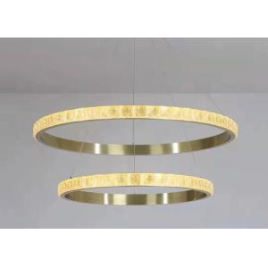 Decorative Lamp Led Chandelier Chrome Round Ring Lighting Large Modern Crystal