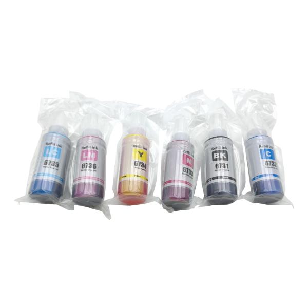 Ink Bottle For Epson L805 L800 L1800 L810 L850 Printer T673 Ink Code 70gm X