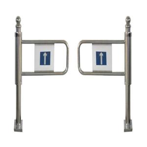 Hand Push 12V Relay SUS316 Swing Barrier Turnstile