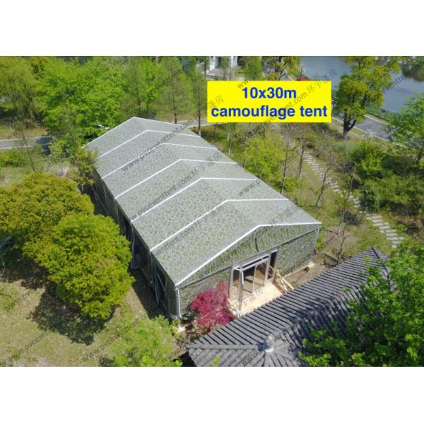 Quality Camouflage Cover Instant Installation and Movable Clear Span Tents with Glass Door for Outdoor Event in Scenic Area wholesale